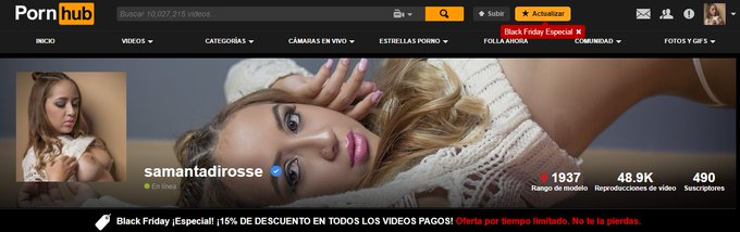 Black Friday! IS HERE!  all my videos with discount!  &hearts; #BlackFridaycolombia #BlackFriday2019 #porn #RT<a href="/tag/porn"class="tags"><span>#porn</span></a><a href="/tag/rt"class="tags"><span>#rt</span></a><a href="/tag/blackfriday2019"class="tags"><span>#blackfriday2019</span></a><a href="/tag/blackfridaycolomb"class="tags"><span>#blackfridaycolomb</span></a>