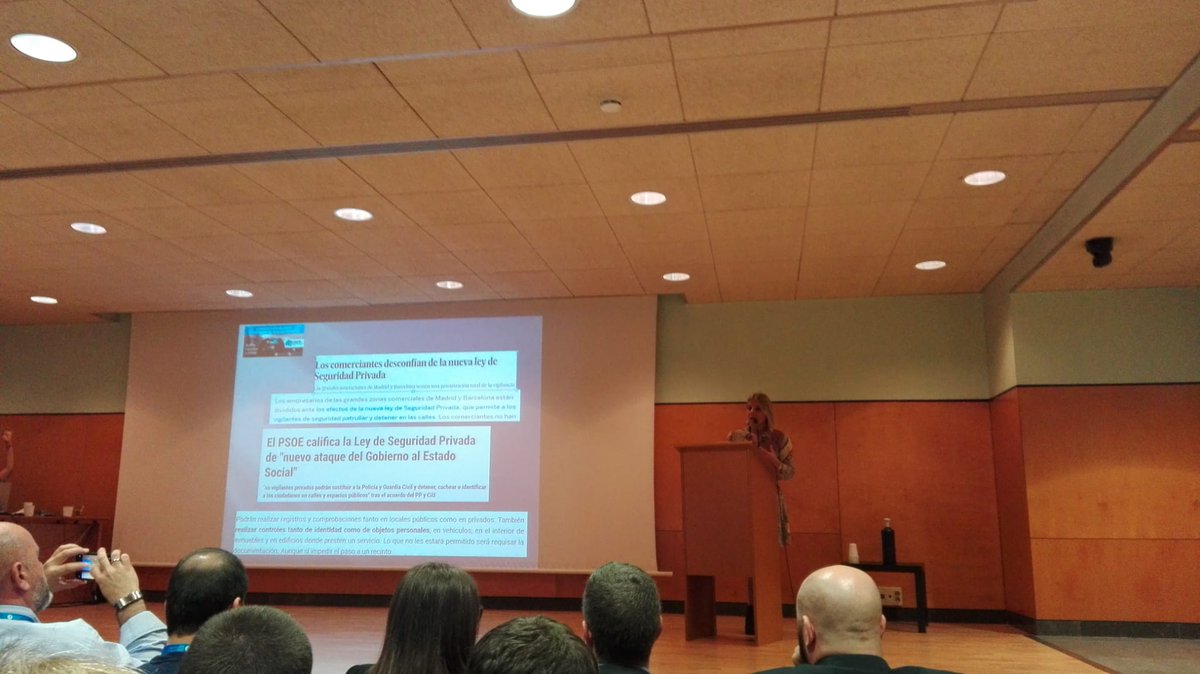 Avui hem participat a la 2 Jornada de seguretat en esdeveniments esportius i musicals. Fantàstic acte #Segues19  #seguretatprivada #acaes