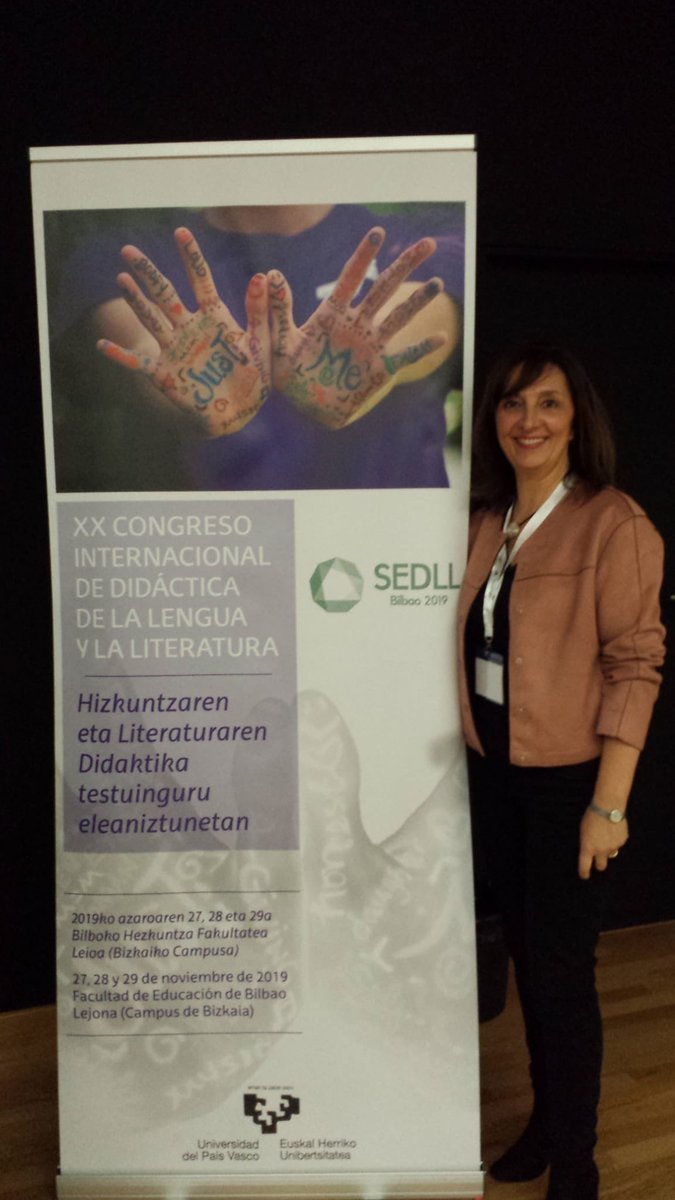 Laslab_ehu's tweet photo. La Dra. María del Pilar García Mayo, la Dra. Ruth Milla Melero y la Dra. Marta Kopinska participaron en el XX congreso de la @sedll2019 celebrado en Bilbao. Ruth ha sido miembro de la comisión de organización, Pilar participó en una mesa redonda y Marta presentó una comunicación. https://t.co/rfsYxZcT8j