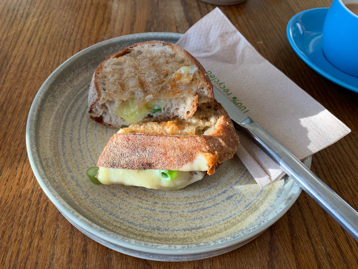 Went to the new coffee shop in my village today <a href="/wyldecollective/">W Y L D E</a> for lunch - great laptop friendly, card friendly place.