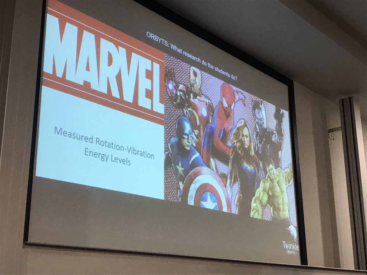 MARVEL = measured rotation-vibration energy levels. An  #Orbyts project, not easy to find in Google for obvious reasons.