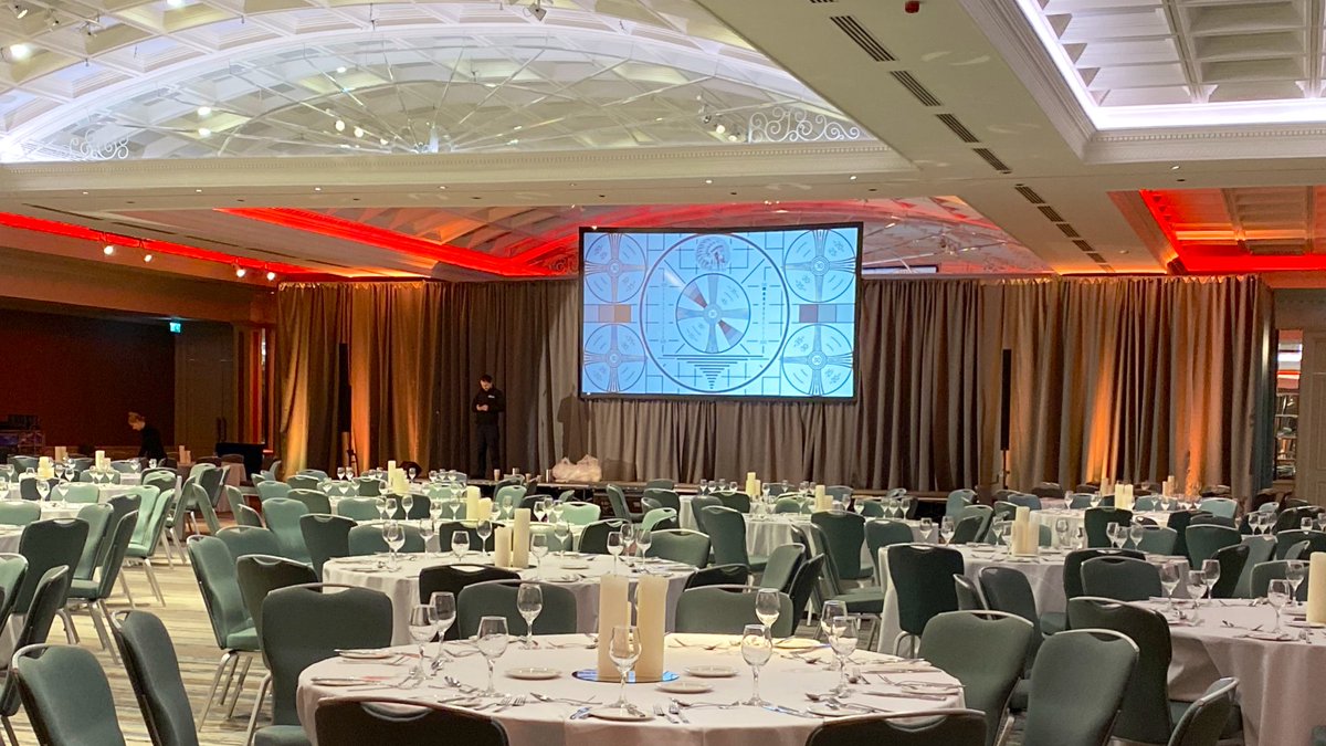MagpieAudio's tweet photo. Delighted to be down in the @ClaytonHotelBal for the evening with @cmg_events_irl for the Irish Building &amp; Design Awards. #IBDA19 #eventprofs https://t.co/YxD9esFrt8