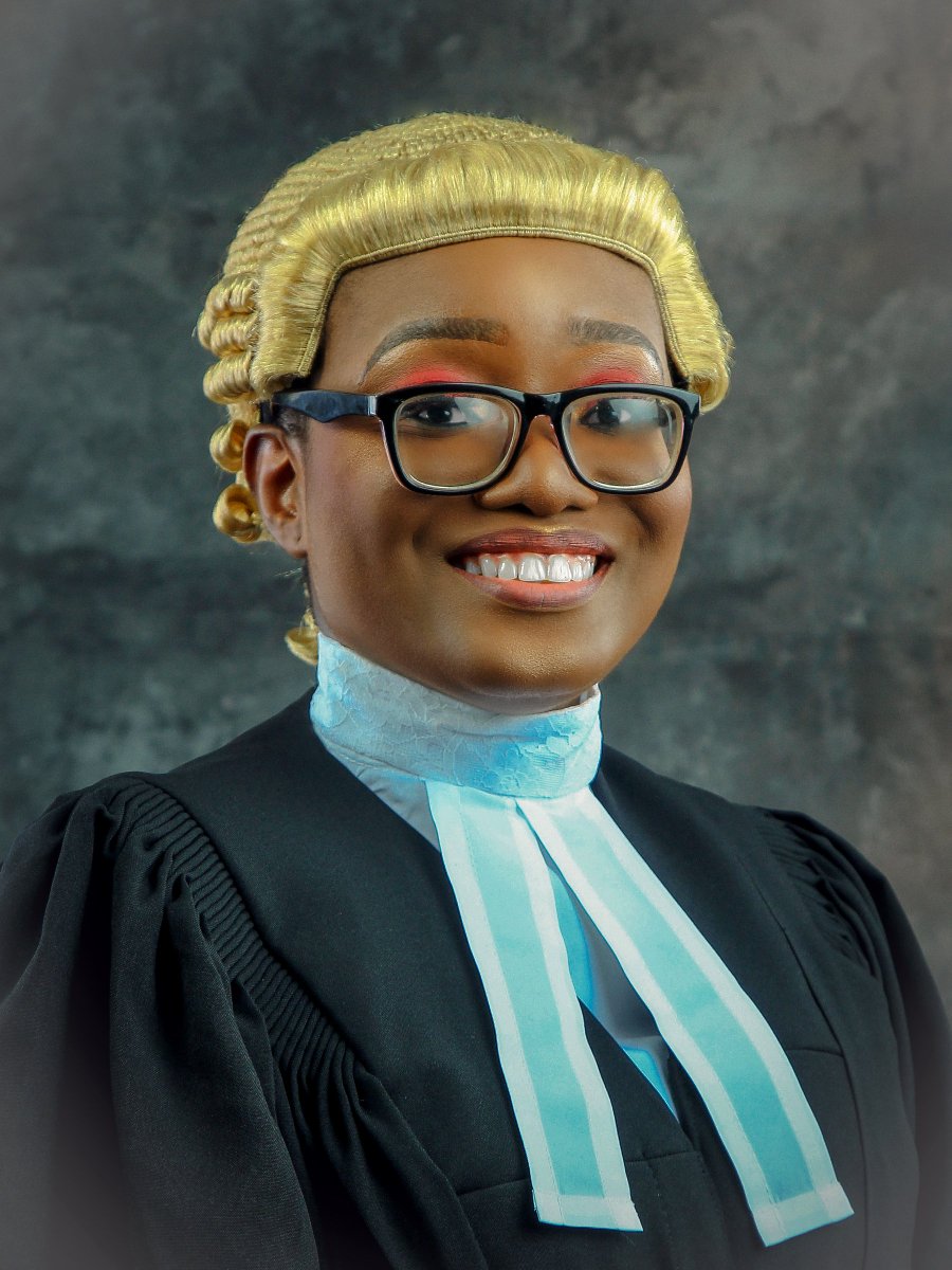 _raybecka's tweet photo. Allow me to re-introduce to you the Daughter of the Most High.

O.R Adebimpe Esq.
LL.B (Ibadan), B.L (First Class Honours), AICMC

Barrister and Solicitor of the Supreme Court of the Federal Republic of Nigeria.

#JesusDidIt 
#Unibadan26
#UI26
#JesusIsMoreThanGold https://t.co/7TUSuOTkpu