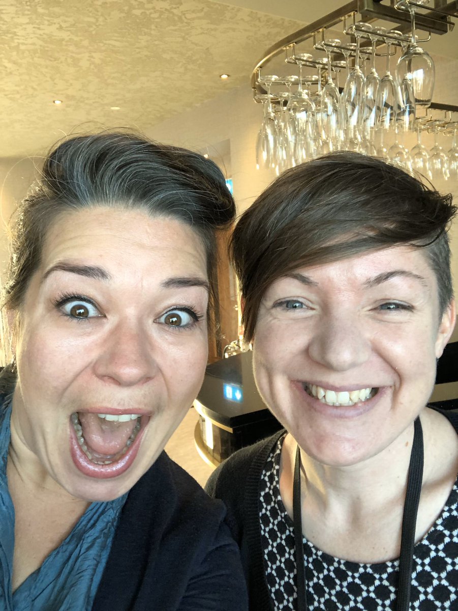 AMLTaylor66's tweet photo. Here you go #socialwork #socialcare #research twitter... a couple of #oddschangers at ... erm ‘work’ 🥰
What I really love about these pair is how they lead alongside-how they create spaces for ‘everyone’ - how there is not a whiff or top-down or bottom-up
Balance!
#LOAM19 https://t.co/xB6erebwoq
