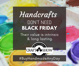 Support Handmade.  Buy Handmade. 😁

#Handmade #buyhandmadeanyday #buyhandamade #mississippi #mississippiartist #madeinms #blackfriday #mscraftshow