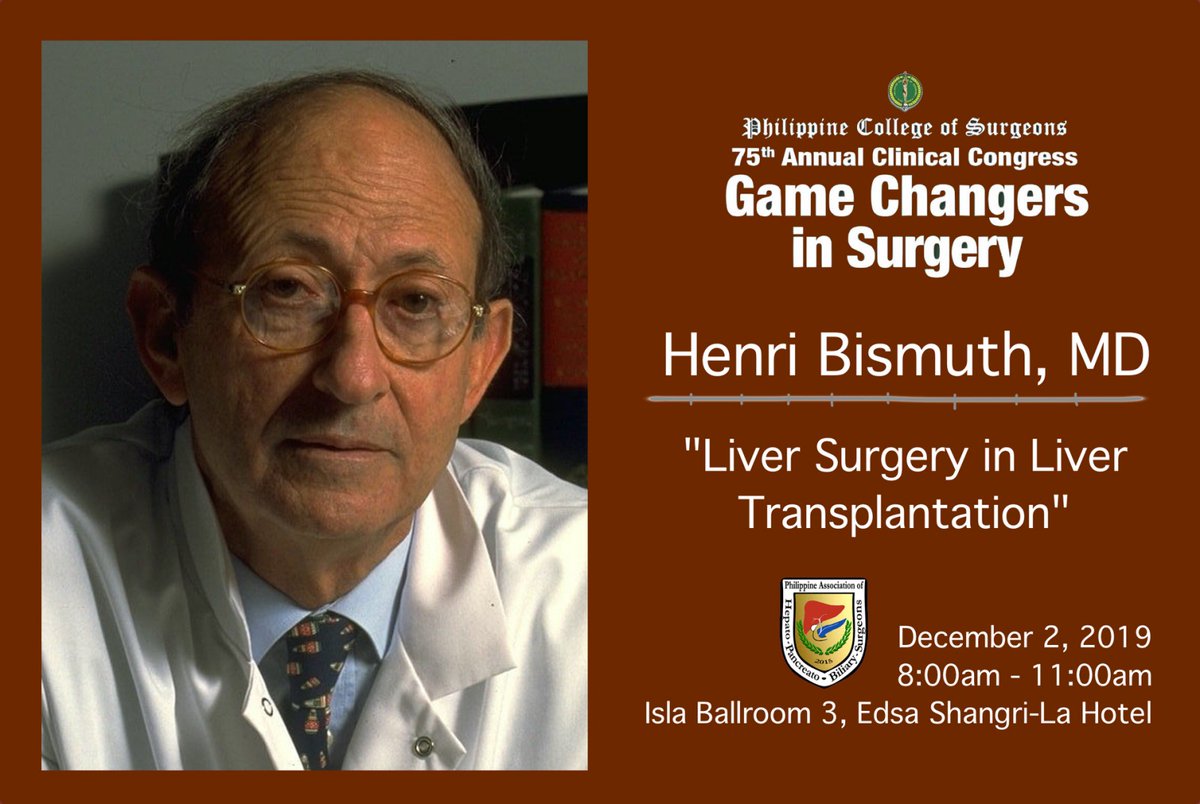 Coming up next....Dec 2 at Edsa Shangrila #gamechangers #pcsannualcongress2019 #PCS2019 #PAHPBS #liversurgery #livertranplant