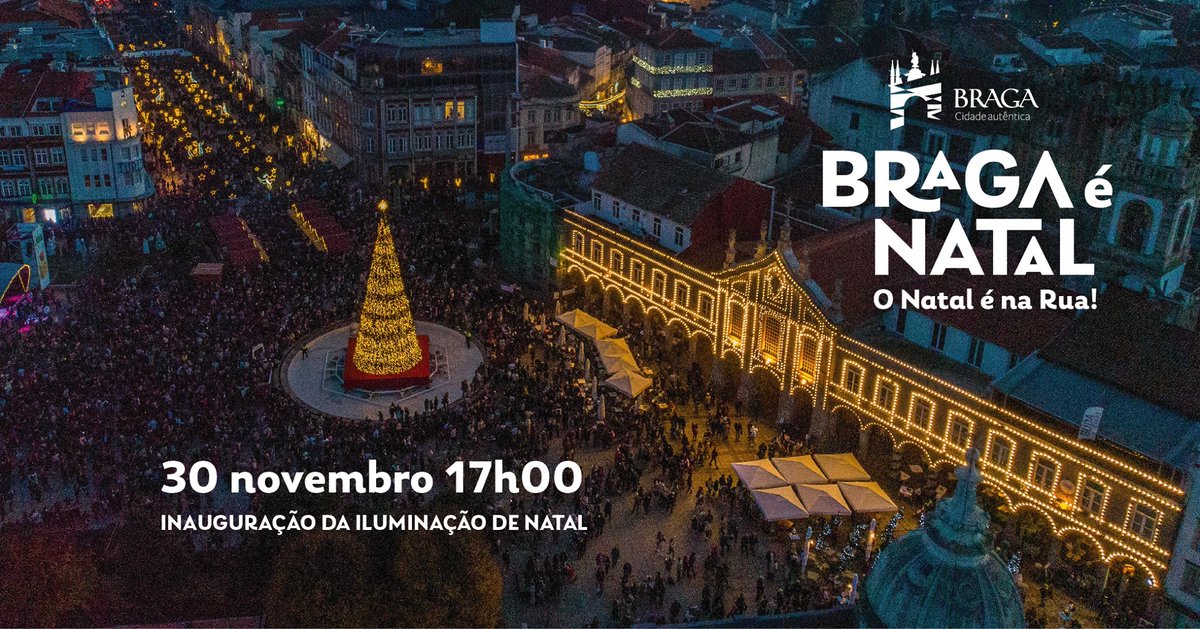 VisitBraga's tweet photo. Christmas countdown! Christmas is coming to make this incredible city even more festive. 🎄🎅🎁 https://t.co/LmFv6IC3bC