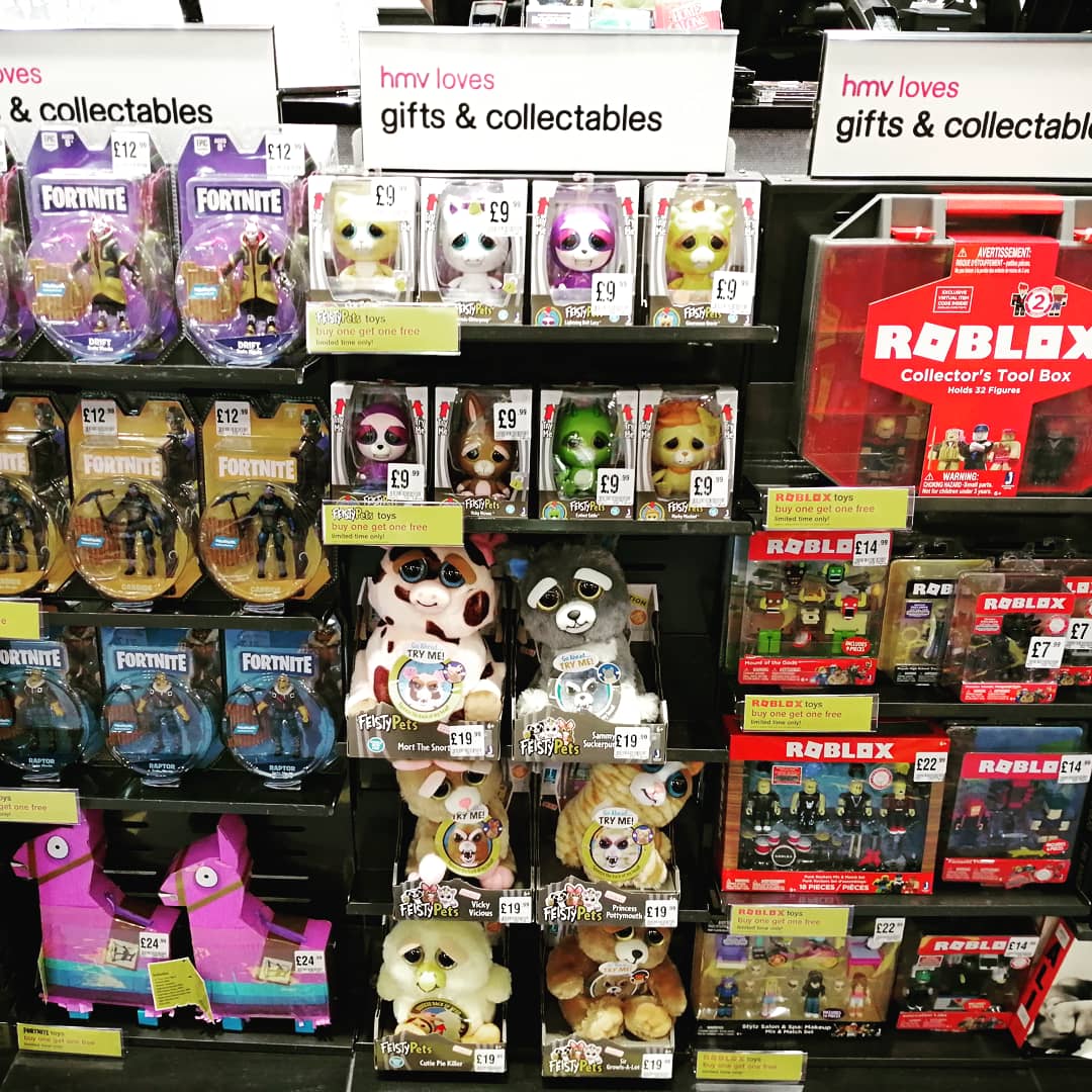 Hmv Sheffield On Twitter It S Buy One Get One Free On Feistypets Fortnite And Roblox Toys Blackfriday Hmvcrazydeals - roblox toys black friday