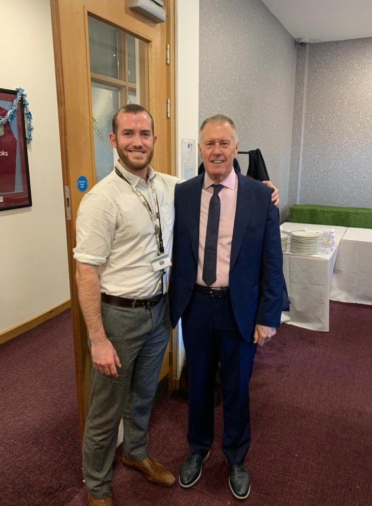 Brilliant to celebrate 10 years of @RMHCUK at Ronald McDonald House in Birmingham. 67 bedrooms supporting parents w/ sick children at @Bham_Childrens & hear from World Cup legend; Sir Geoff Hurst. Fantastic work & a pleasure to bump into a @ffchamber member; @CSCharity_Katie.