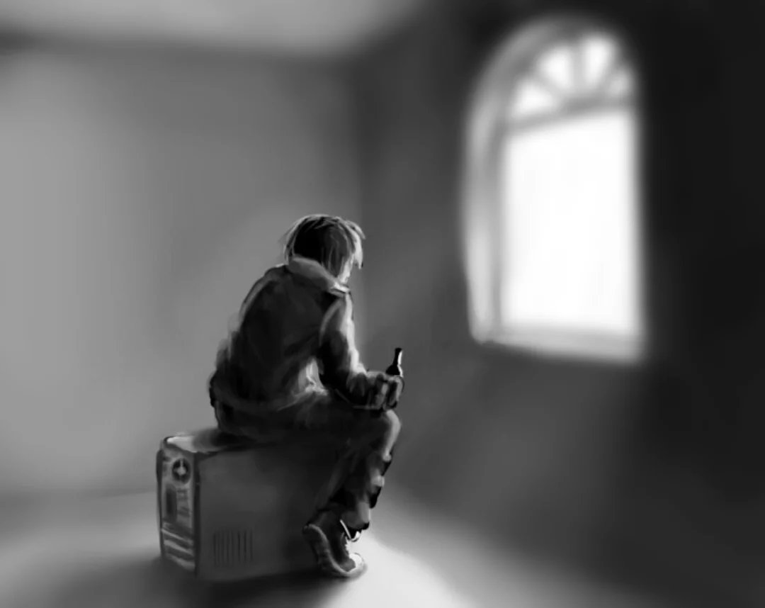 Одинокий ребенок арт