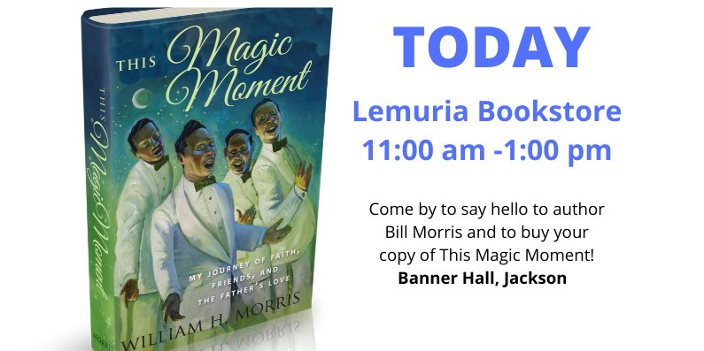 WmMorrisAuthor's tweet photo. Bill Morris will be signing at Lemuria today. Come by for your copy of his inspiring book! https://t.co/nUoxHVIuFW