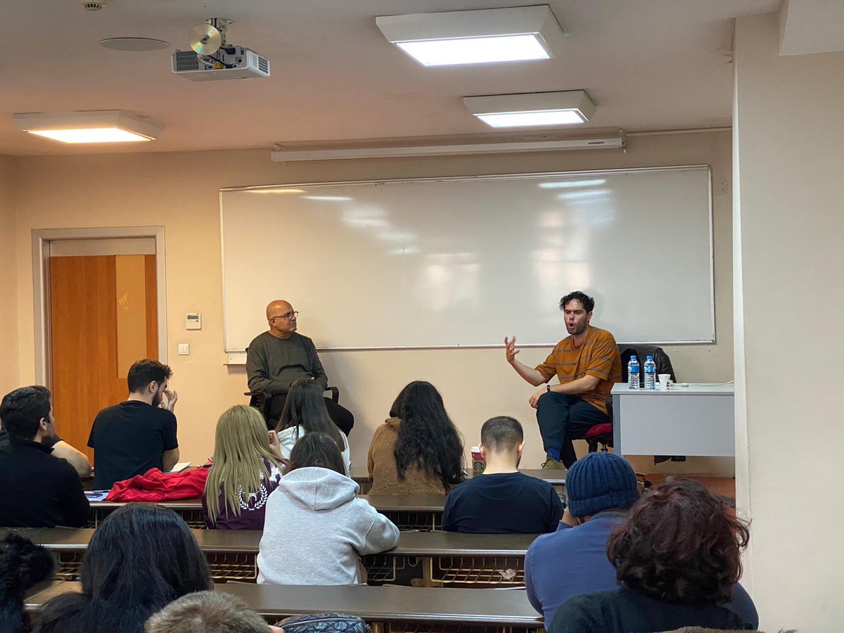 berdamar's tweet photo. Bu hafta @BAUCOOP ile "Game Theory" dersinde @facebook Türkiye Kamu Politikaları Direktörü Sn. Çağatay Pekyörür ve Habitat Derneği YK Başkanı Sn. Sezai Hazır, öğrencilerimize Sosyal Sorumluluk projeleriyle ilham verdiler. https://t.co/AuAkpO8u2z