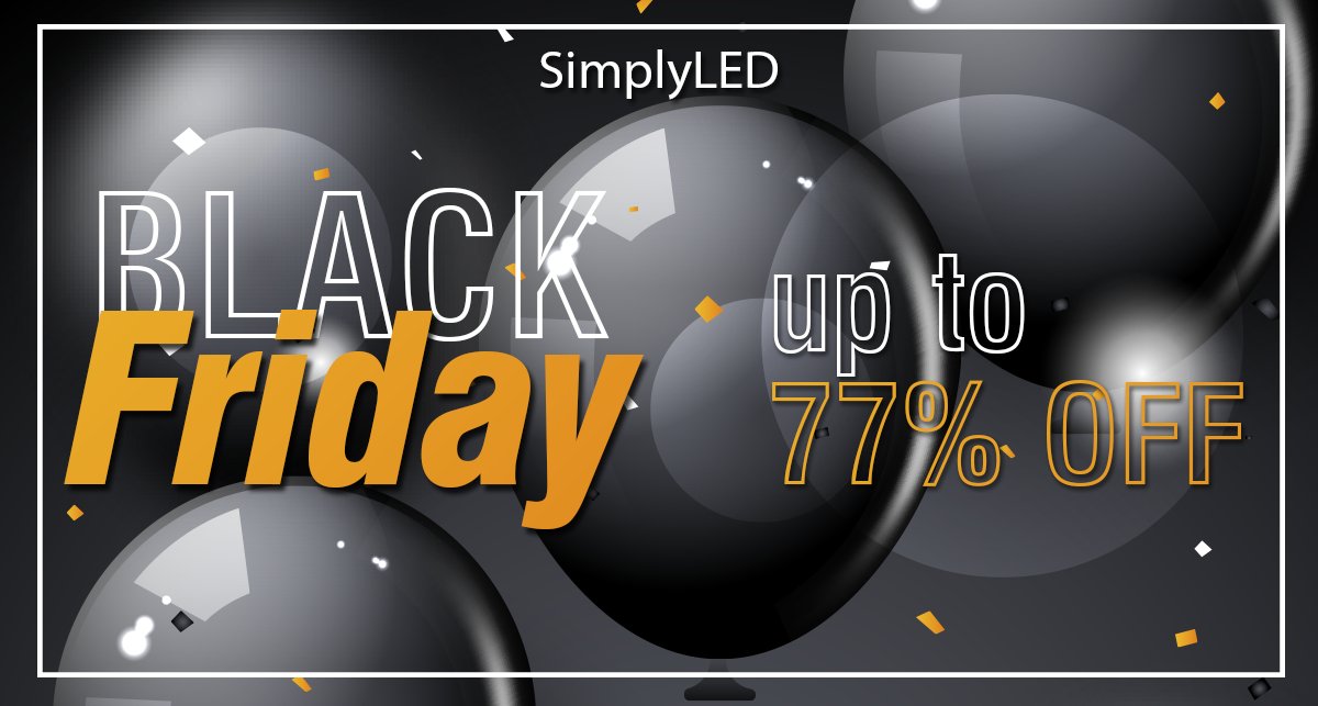 Black Friday deals are here with up to 77% OFF original prices  Don't miss out, it's a great occasion to stock up on money-saving and environmentally-friendly LED lighting.

simplyled.co.uk/offers/black-f…
