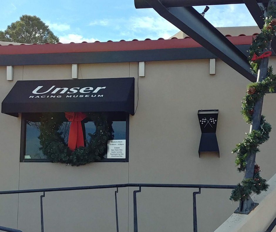 We are open today from 10am - 4pm to help you shop for your racing fans. If you are looking for a unique gift we have you covered. Avoid the crowds and enjoy some time with our staff.
 #BlackFriday #Thankful #UnserRacingMuseum #UnserRacing #Racing #UnserFamily #UnserMuseum