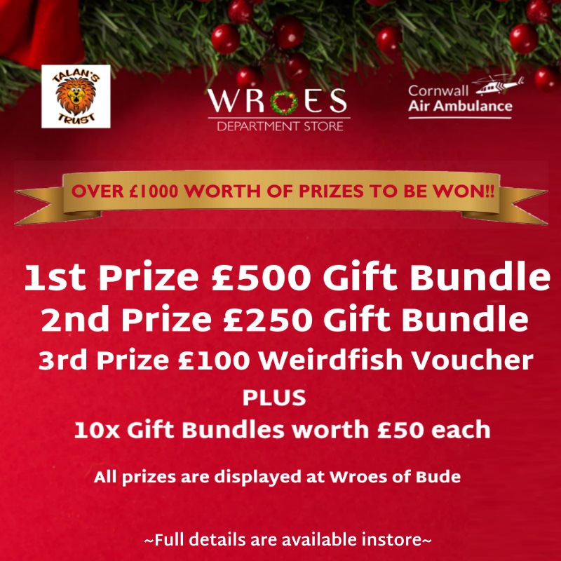 Wroes Shops (@shopwroes) on Twitter photo Wroes are so happy to be supporting these two great charities in our centenary year.
<a href="/cornwallairamb/">Cornwall Air Ambulance</a>
#talanstrust #cornwallairambulance #wroes #bude #launceston #wadebridge #charityraffle #bigupbude Wroes are so happy to be supporting these two great charities in our centenary year.
<a href="/cornwallairamb/">Cornwall Air Ambulance</a>
#talanstrust #cornwallairambulance #wroes #bude #launceston #wadebridge #charityraffle #bigupbude