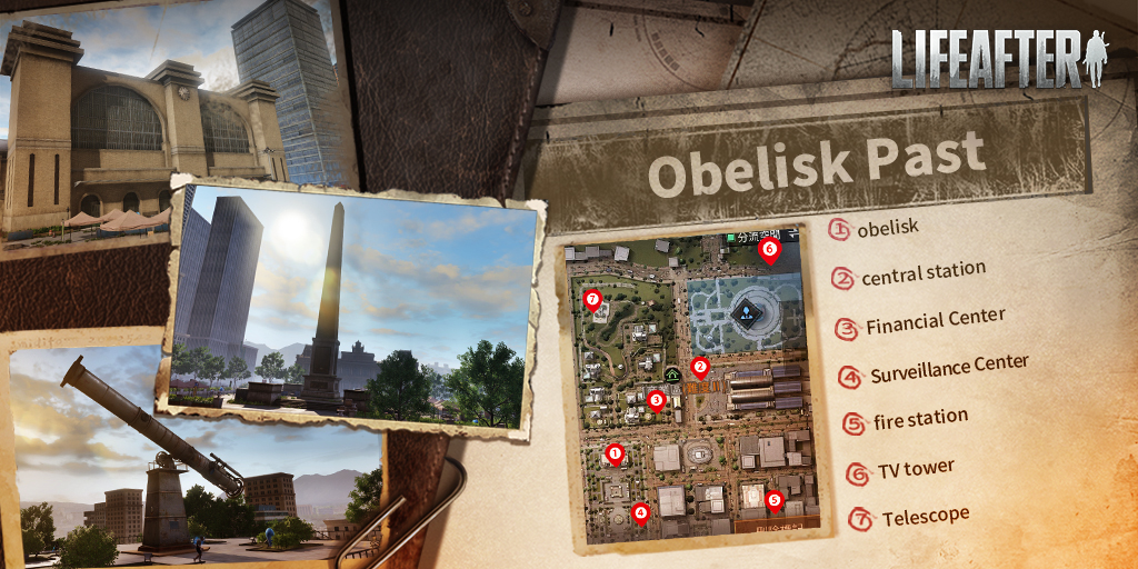 LifeAfter_en's tweet photo. #LifeAfter
#LevinCity
#CityMemory
Many beautiful memories of the old world are hidding behind #Levin's landmarks. Take a picture in:
Obelisk Past
Old Industrial Area
Administrative Area
Old Street
Stadium
You will receive title [Levin Explorer] and 1,000 gold bar as reward. https://t.co/UcVTkkSsJq