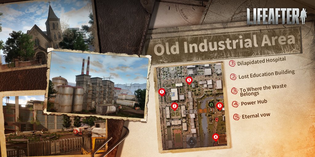 LifeAfter_en's tweet photo. #LifeAfter
#LevinCity
#CityMemory
Many beautiful memories of the old world are hidding behind #Levin's landmarks. Take a picture in:
Obelisk Past
Old Industrial Area
Administrative Area
Old Street
Stadium
You will receive title [Levin Explorer] and 1,000 gold bar as reward. https://t.co/UcVTkkSsJq