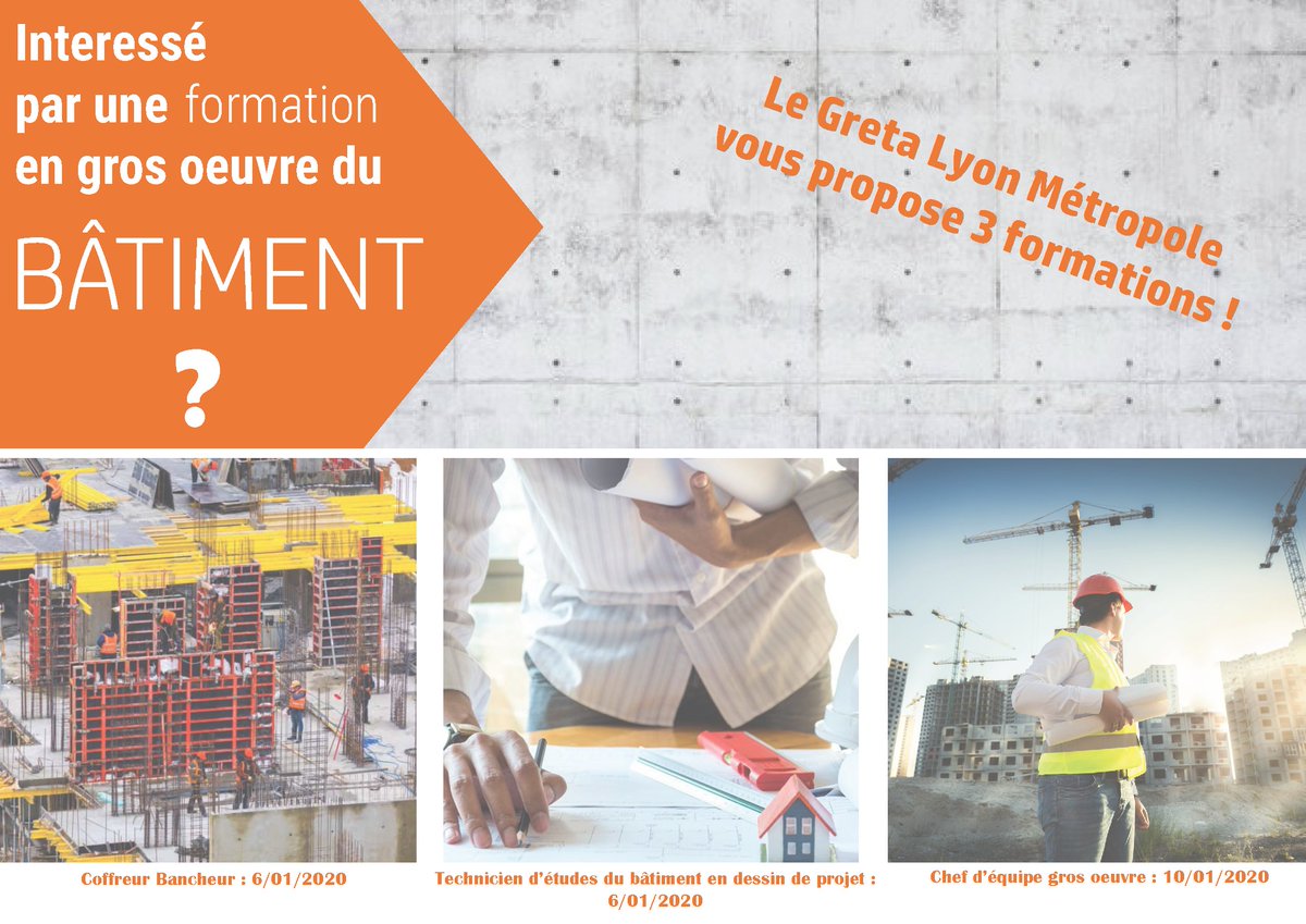 Intéressé(e) ? 📢

Vous êtes demandeur d'emploi et intéressé par le secteur du bâtiment ?
Réunion d'information au 04 78 78 84 84