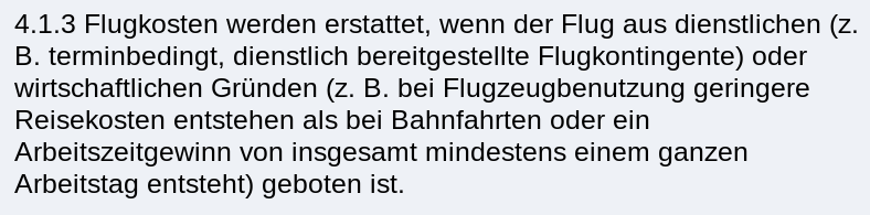 Rainer_Rehak's tweet photo. #NeustartKlima-Hinweis auf das #BRKG (iVm #BRKGVwV), das viele Einrichtungen für ihre RK-Abrechnung verwenden:
-> #Flug wird bezahlt, wenn günstiger als #Bahn
-> CO2-Kompensationen sind keine Nebenkosten
=> Leute sollen fliegen; ohne Kompensation! @sciforfuture @FridayForFuture https://t.co/9QfnkkqjI9
