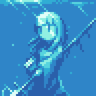 どんつく ドット絵 水中石像 Dotpict Pixelart ドット絵