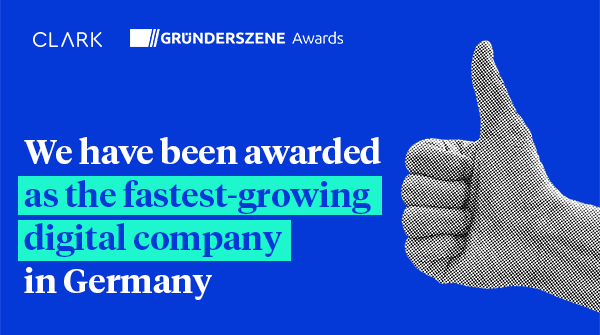 What great news yesterday! @ClarkGermany has been awarded the fastest-growing digital company in Germany 2019! 🤩 We are still overwhelmed and thankful for all the support in the past four years: bit.ly/2DrTZqb
#shareCLARK #gsawards19 #CLARKsaysthankyou