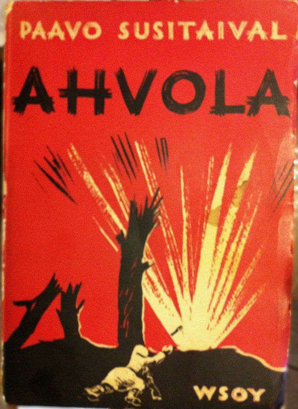 His best-selling book Ahvola (1937) was praised for its storytelling, realism and descriptions of the psychological effects of war. It has been compared to Ernst Jünger’s Storm of Steel. 8/32