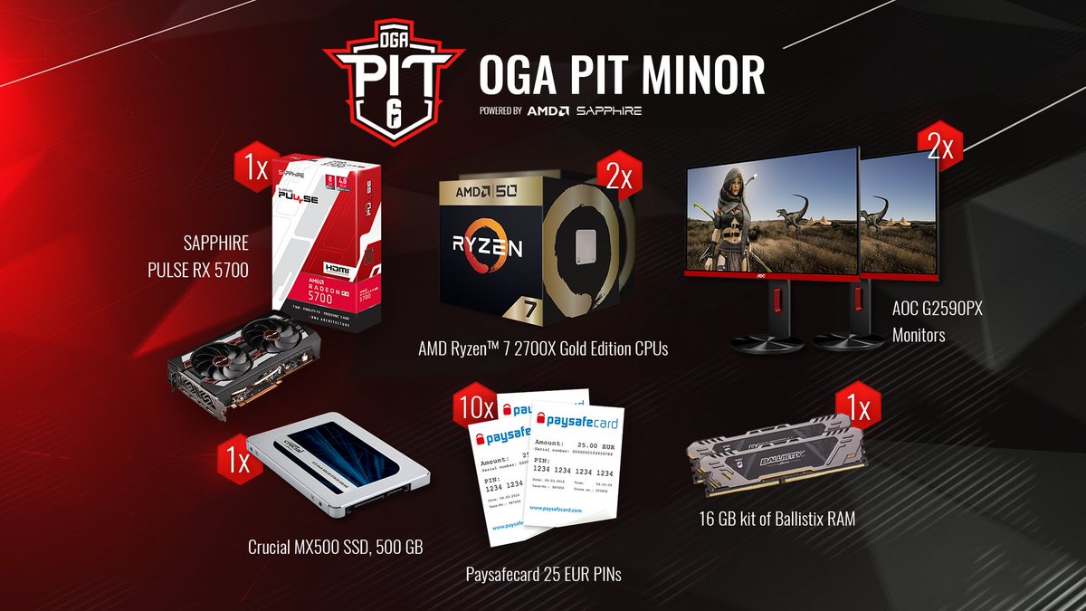 OGARainbow6PIT's tweet image. Looking for new gaming hardware or some extra holiday season spending money? Check out our #giveaway brought to you by our fantastic partners!

➡️ ➡️ ➡️  gleam.io/WnRzV/oga-pit-…