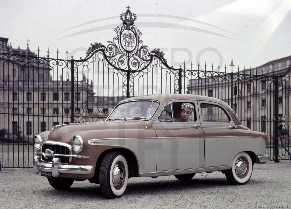 1956. Fiat 1900 B a Stupinigi (Nichelino - Piemonte)