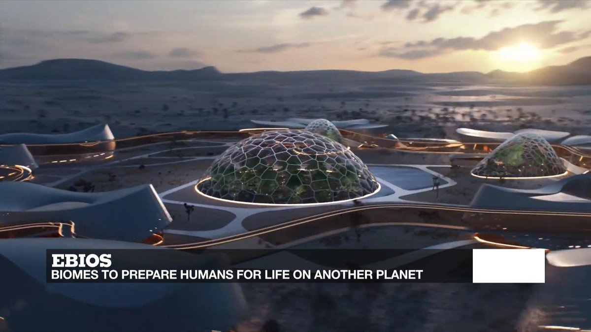 juliasieger's tweet image. AMAZING PROJECT! In #tech24 this week, @BarbaraBelvisi , the CEO of @InterstellarLA  tells us more about the biomes she&apos;s creating in the Cali desert to brace for the future and prepare Men for life on Mars! Tune in SAT @2:10pm @France24_en #ebios #space #mars