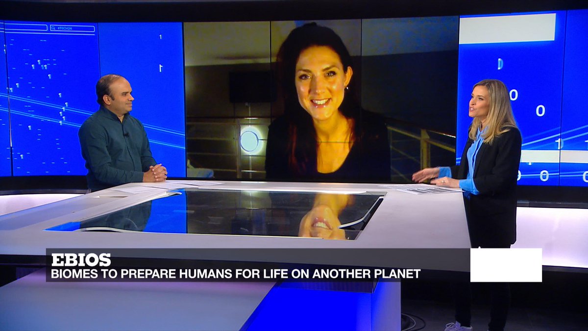juliasieger's tweet image. AMAZING PROJECT! In #tech24 this week, @BarbaraBelvisi , the CEO of @InterstellarLA  tells us more about the biomes she&apos;s creating in the Cali desert to brace for the future and prepare Men for life on Mars! Tune in SAT @2:10pm @France24_en #ebios #space #mars