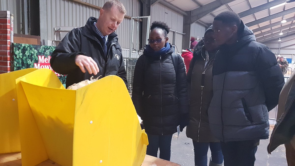 A guide to the uses of British wool from <a href="/BritishWool/">British Wool</a> for our Masters scholarship students this afternoon at <a href="/winterstockfest/">Winter Stock Fest</a> #developingcountries #growingoutofhunger #wsf #UKAid #farminguk