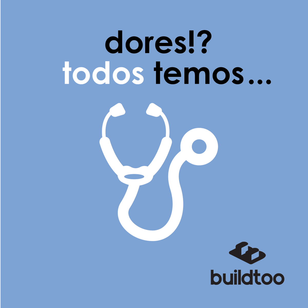 Somos profissionais da saúde do setor da construção, especialistas reconhecidos na avaliação dos sintomas dos principais problemas do dia a dia de engenheiros, arquitetos, donos de obra e investidores.
Fiquem a pensar no assunto…Preparem-se para o check-up!
#buildtoo #tecnologia
