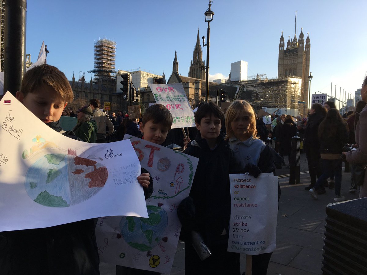 In parliament square on #climate strike. Children making their voices heard

#ClimateStrike #ClimateDebate #GretaThurnberg <a href="/aplastic_planet/">A Plastic Planet</a>