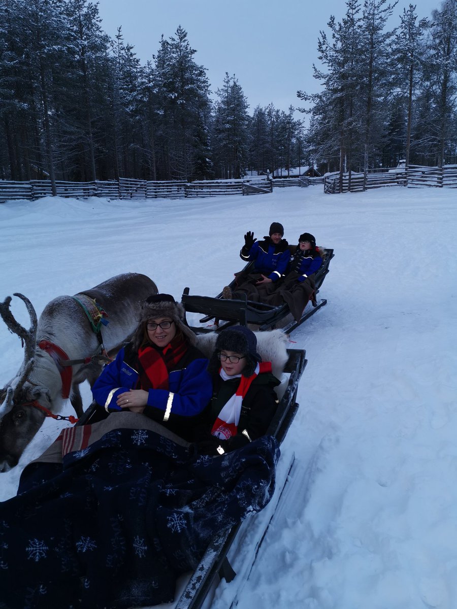 CHAMP1Gene's tweet photo. We've had the most magical day! From reindeer sleighs to huskie rides then finished off with a visit to Santa's Post Office. Words can't describe the #memories we've made as a family #Champ1Tribe #champFamily #champ1research #MakeaWish βοΈ https://t.co/S36yyH6EGP
