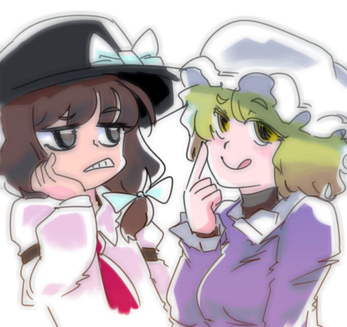 手癖で描いた蓮メリ 