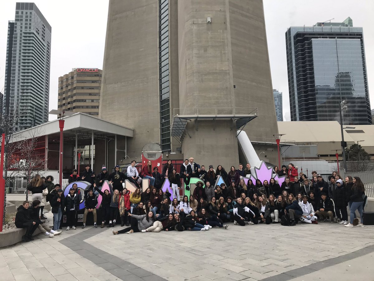 Hastings-Prince Edward International Students in Toronto. The whole group is excited to be here! <a href="/isp_hpe/">HPE International</a> <a href="/eastsideravens/">Eastside Ravens</a>