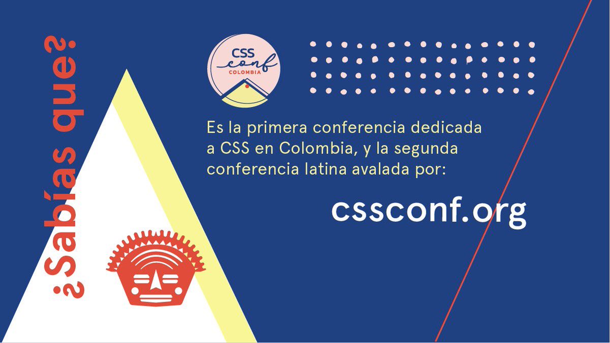 CSS Conf Colombia 🇨🇴 (@cssconfco) on Twitter photo #CSSLovers !!! Nos sentimos muy felices de ser la primera conferencia en Colombia 🇨🇴 dedicada a #CSS y la segunda en América Latina después de <a href="/CSS_Conf_AR/">CSSconf Argentina</a> 😍
Nos vemos en marzo !!! ✨ #CSSLovers !!! Nos sentimos muy felices de ser la primera conferencia en Colombia 🇨🇴 dedicada a #CSS y la segunda en América Latina después de <a href="/CSS_Conf_AR/">CSSconf Argentina</a> 😍
Nos vemos en marzo !!! ✨