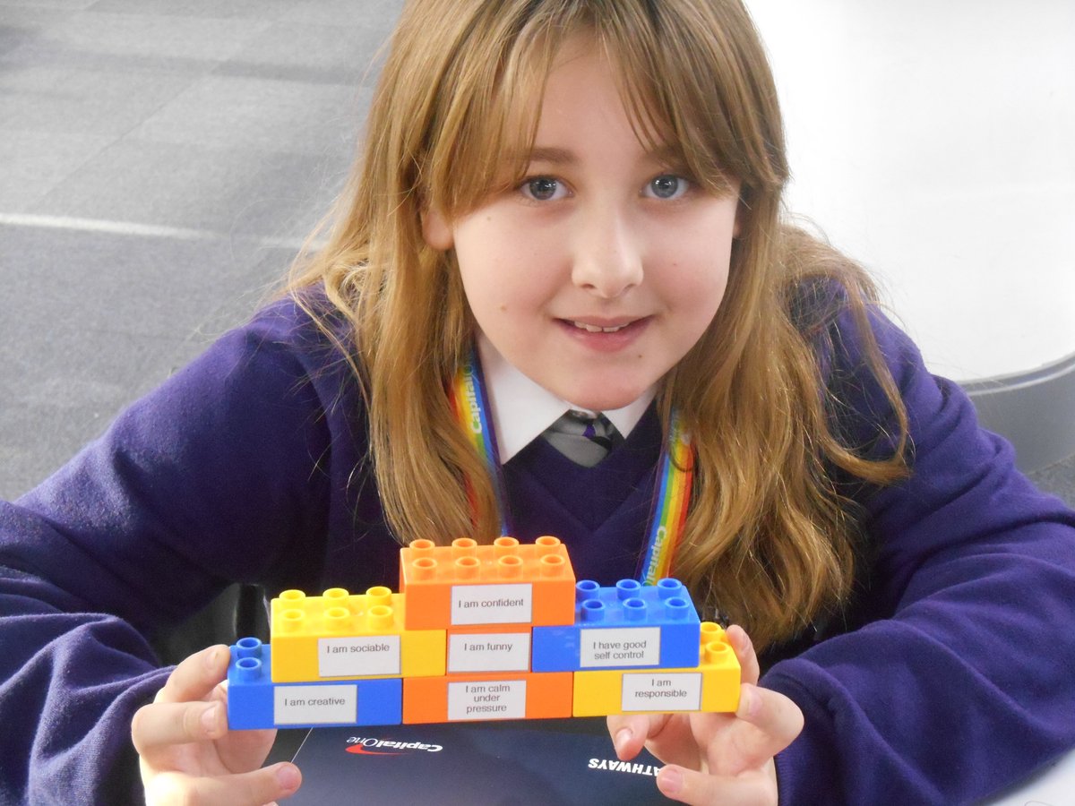 NottmPrimary's tweet photo. Thank you @IAmCapitalOne for your fab 'Careers Pathways' workshop today. So proud of the Year 6's attitude and questions. Ace snacks + lunch too! #bestsnacksever #socialmobility #thefutureisours #sustainability #recyclingchallenge @twinslog @OwainFord @GATCareers_Emp https://t.co/xf07WyTkVC