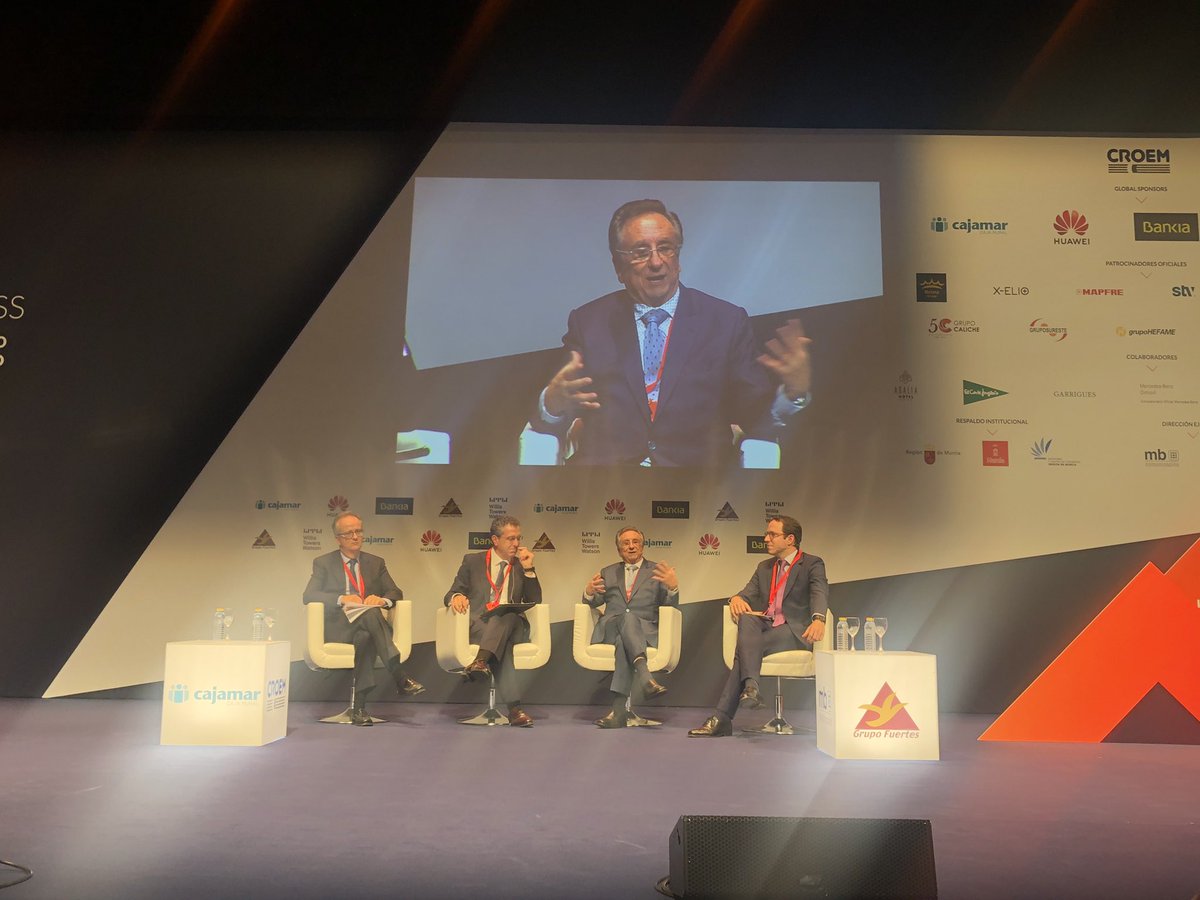 Es motivo de orgullo contar con Don Tomás Fuertes en la Región. Muchos murcianos con él querría yo. #CEOCongressMurcia