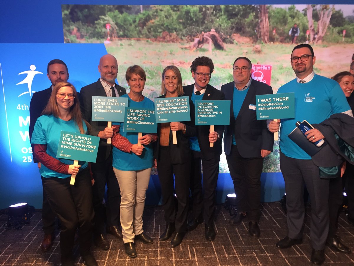 theGICHD's tweet photo. As #OsloRevCon comes to an end, we look forward to continuous collaboration & supporting the implementation of the Oslo Action Plan in the coming years.
Thank you to all the delegates in attendance &
@NorwayInGeneva @NorwayMFA @MineBanTreaty for bring all of us together #4RevCon. https://t.co/noY97pTRiG