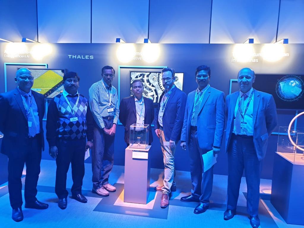 ThalesAsia's tweet photo. Marko Erman, Chief Technical Officer, @thalesgroup met @DRDO_India officials at #ThalesInnovDays in #Paris. He shared the cutting-edge #innovations that Thales is working on and discussed how the two organizations can collaborate for a better and safer tomorrow. #InnovDays https://t.co/qVtb2NaIof