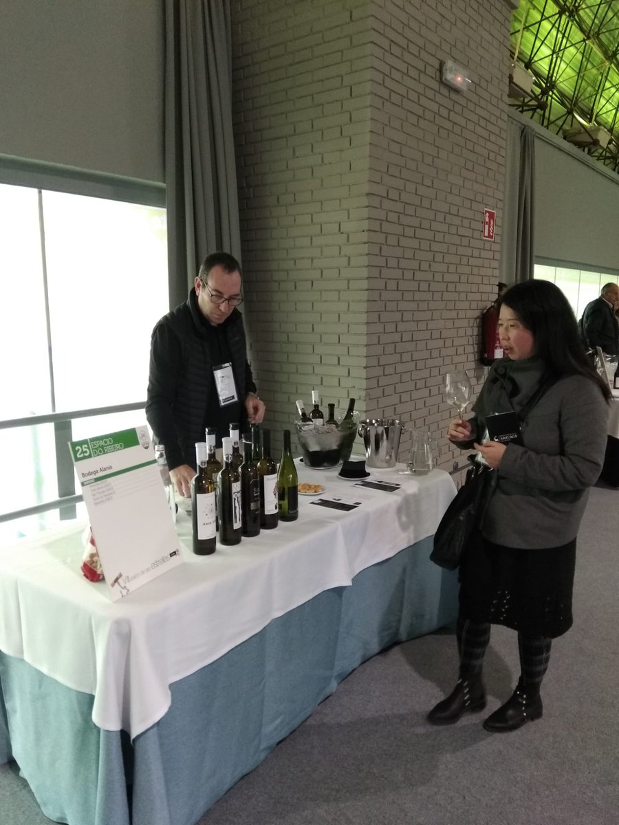 CRDO_Ribeiro's tweet photo. Vinos procedentes de los tres valles del #Ribeiro, VIII Salón de las Estrellas. Ribeiro, mosaico de la diversidad, @guiapenin, #EventosGP, #EstrellasGP 💚🍷 https://t.co/yQJOIt9QYy