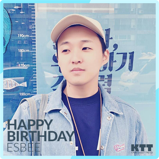 kpoptweettrend's tweet photo. [KPOP BIRTHDAY] Happy Birthday to #ESBEE! #HappyESBEEDay https://t.co/QJS9Ypur0a
