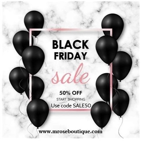 Our Black Friday sale is on now! 🖤 50% off + FREE SHIPPING on everything in the store! Use code SALE50 

Ends Sunday, December 1st. Happy shopping! 😘