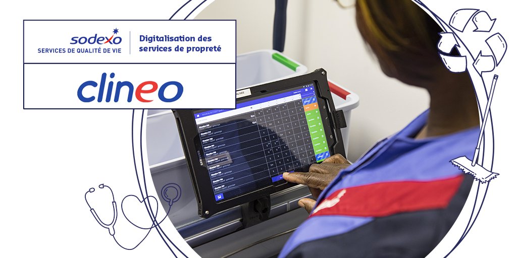SodexoFrance's tweet image. 👉 Sodexo place l’#innovation au service du #bionettoyage. Clinéo modernise les procédés d&apos;#assainissement du milieu #hospitalier. 🏥 
La #traçabilité en temps réel du parcours de #décontamination des micro-organismes en temps réel contribue à améliorer la sécurité des patients.