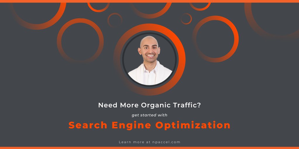 With Google's new algorithms, gaining and maintaining organic traffic can be difficult! Put your fears behind you with Search Engine Optimization (SEO) from NPAccel. SEO uses tried and tested strategy to get you more organic traffic. #GetStarted #SEO >>> npaccel.com/services/