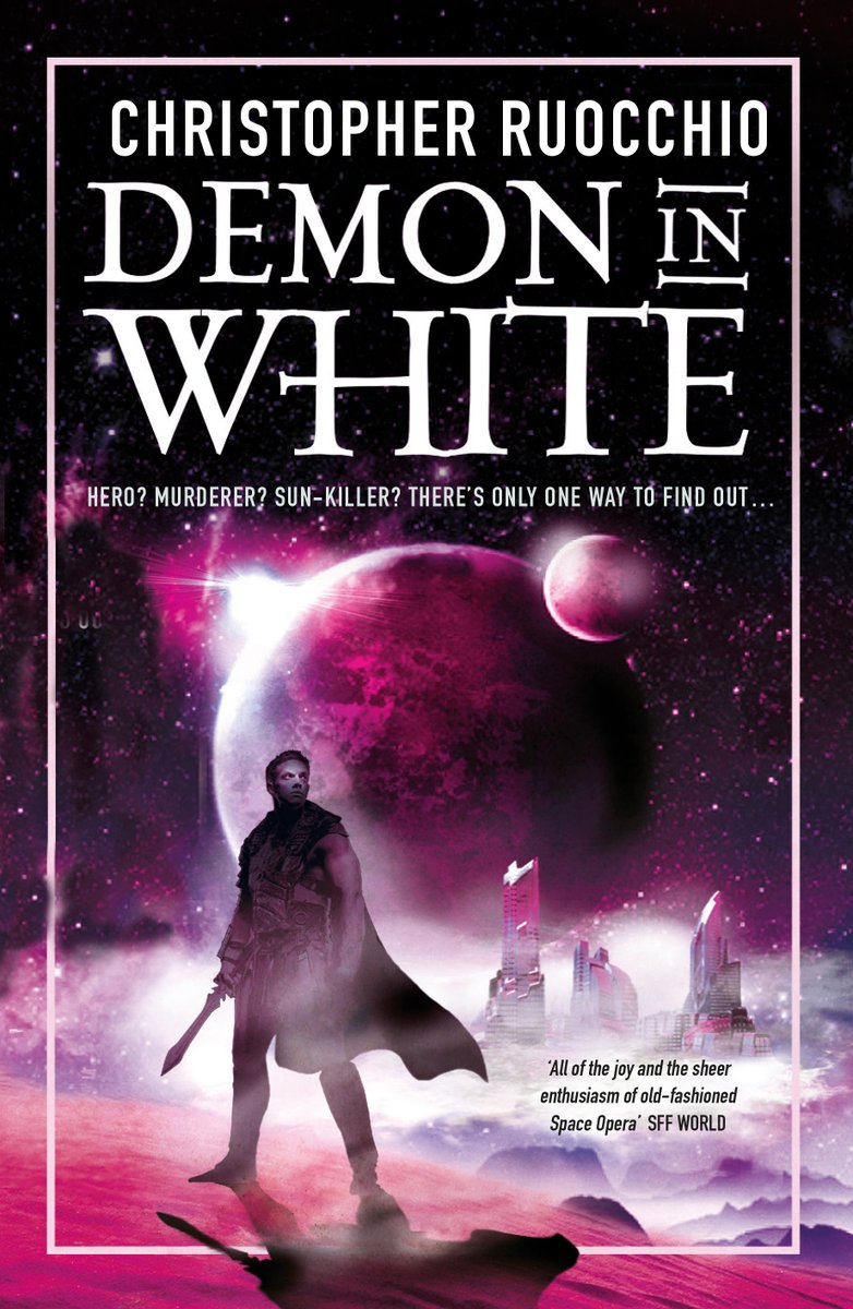 gollancz's tweet photo. Now for something exciting to take us into the weekend -- we're thrilled to reveal the cover for @TheRuocchio's next novel, #DemonInWhite. Designed by the magnificent @PatrickKnowle14ย - we can't wait for this to publish on 9 July 2020! Pre-order below ๐
https://t.co/tKiefZxFzg https://t.co/KtohjZo36u