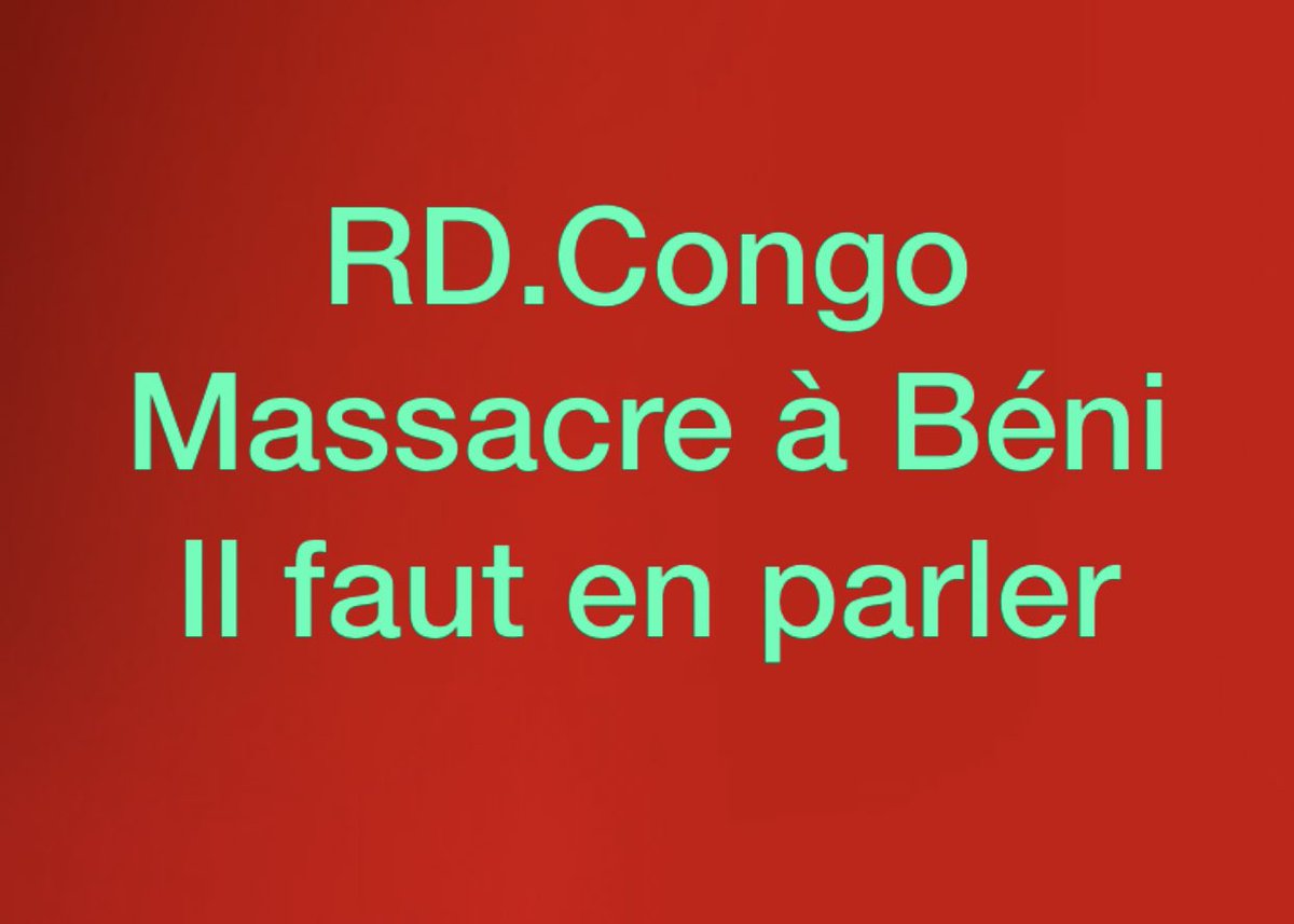 Mme_Tende's tweet photo. Il faut en parler 
#BeniRdc #ilfautenparler https://t.co/FAqrATIttB
