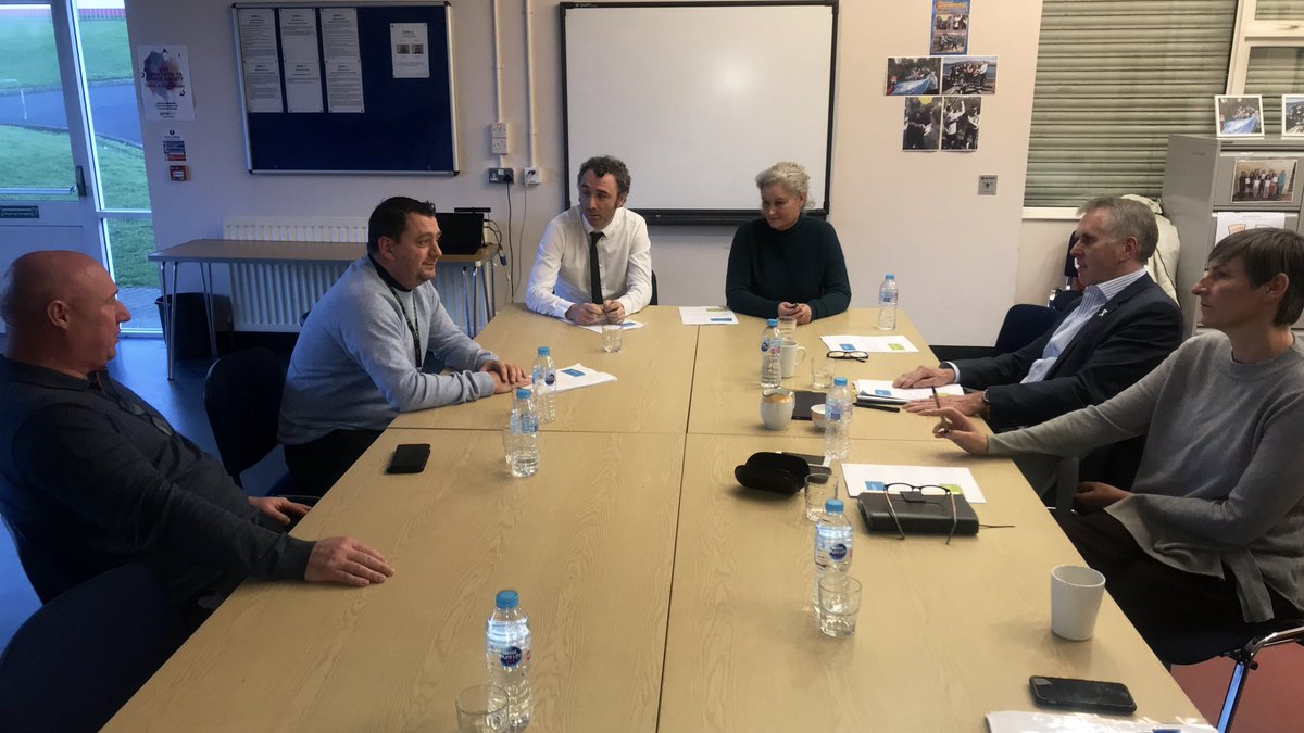 HeadNICS's tweet photo. Good discussion with @Ed_Authority Youth Service and local youth workers at Waterside Youth Centre. Really impressed by their work to support, protect and engage young people in the community https://t.co/UJzfI5dEoi