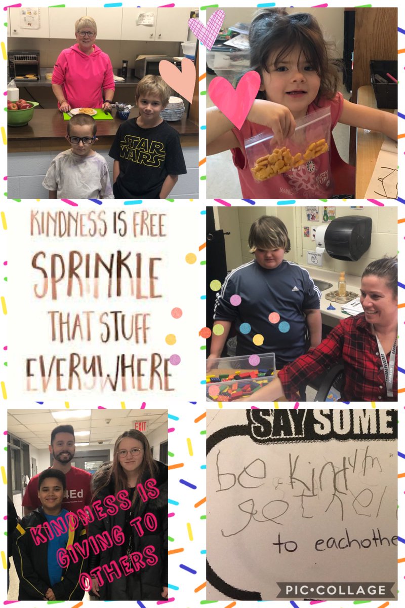 Kindness is being sprinkled everywhere at Lord Nelson! 💕🎉